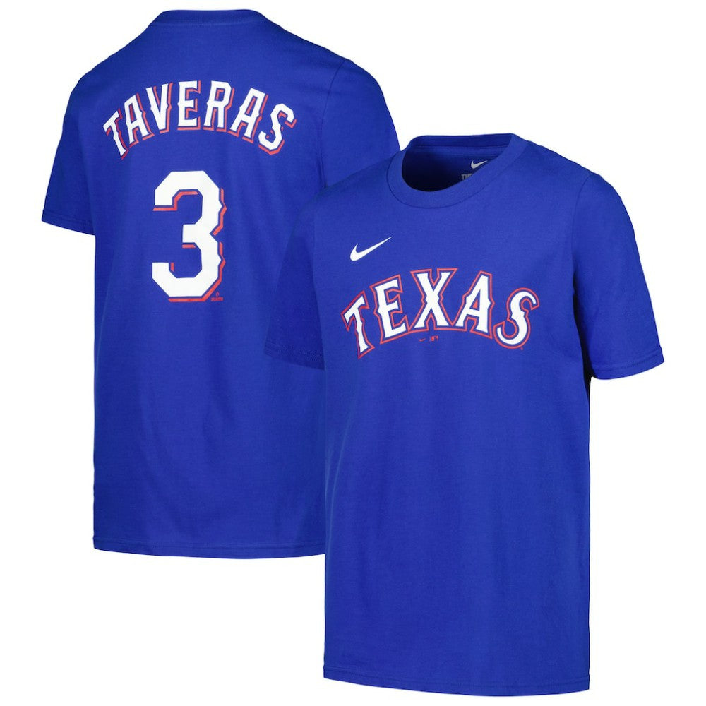 Leody Taveras Texas Rangers Nike Youth Name & Number T-Shirt Online