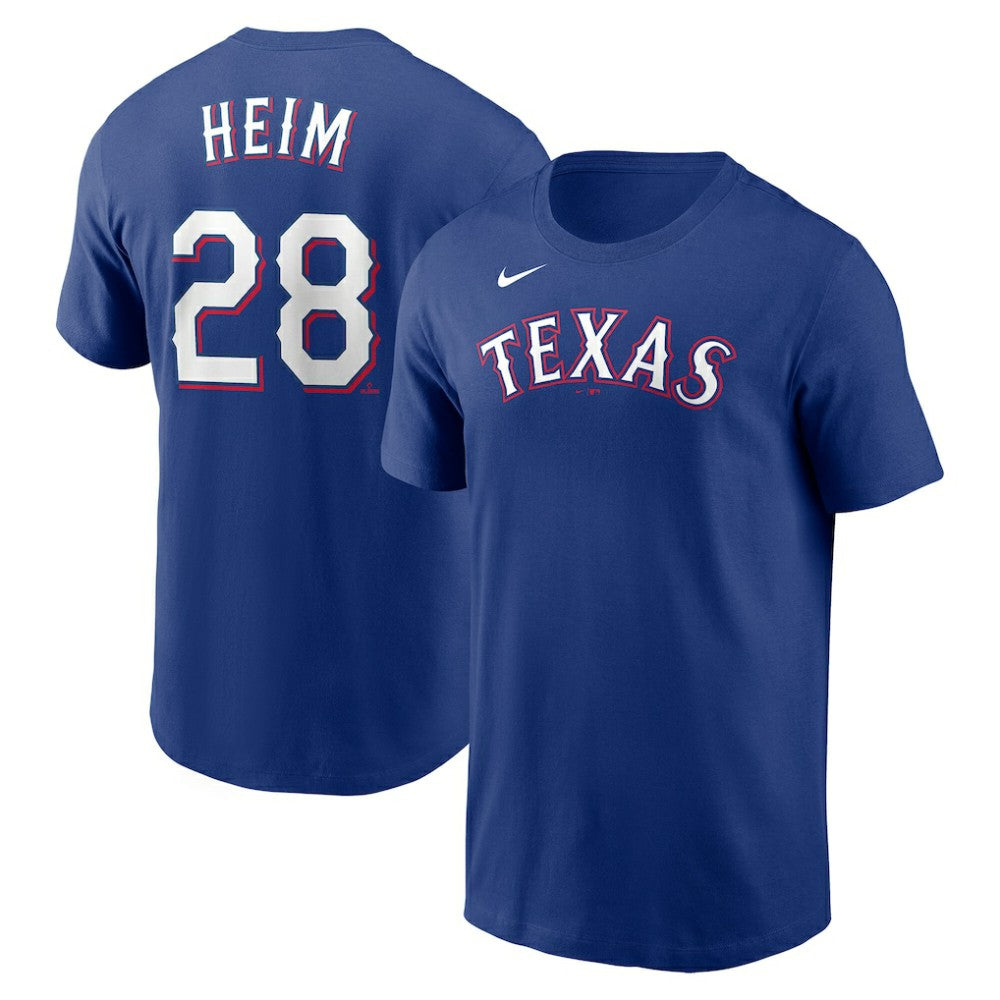 Jonah Heim Texas Rangers Nike Youth Name & Number T-Shirt Outlet