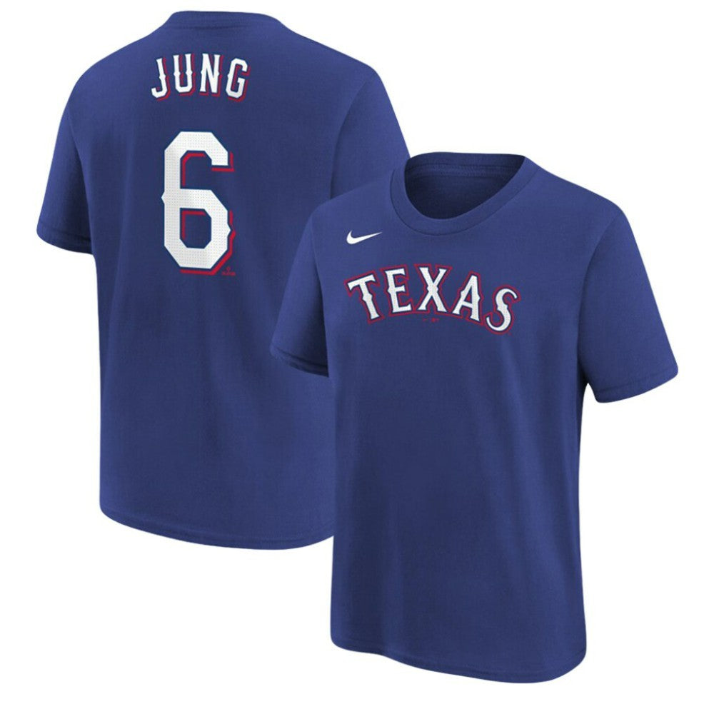Josh Jung Texas Rangers Nike Youth Name & Number T-Shirt Online