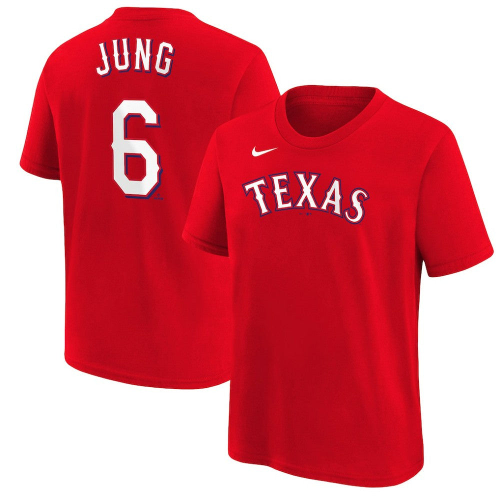 Josh Jung Texas Rangers Nike Youth Name & Number T-Shirt Near Me