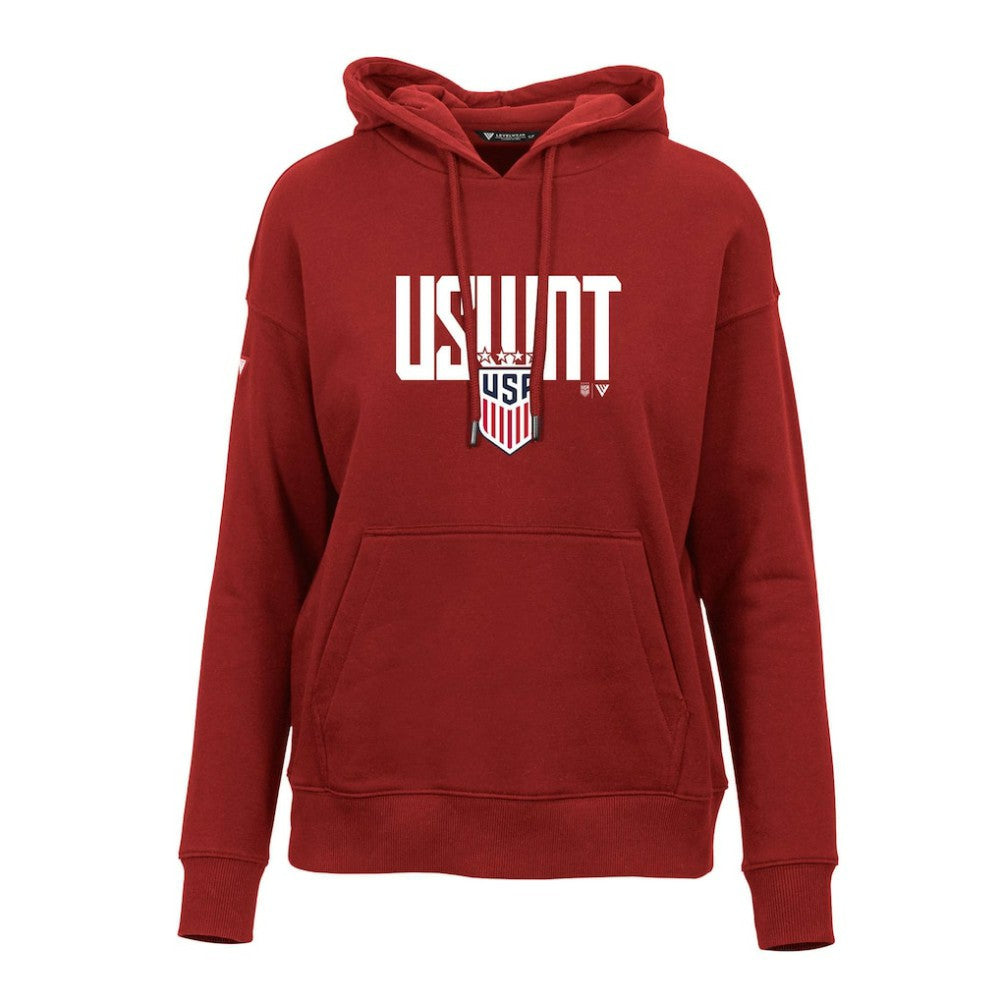 USWNT Levelwear Women's Adorn Mascot Pullover Hoodie Red