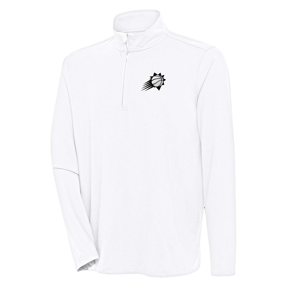 Phoenix Suns Antigua Hunk Quarter-Zip Top White
