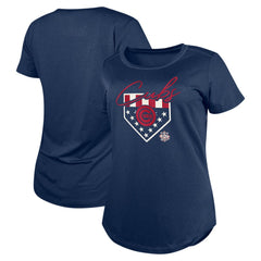 Chicago Cubs New Era Women's Americana T-Shirt for sale