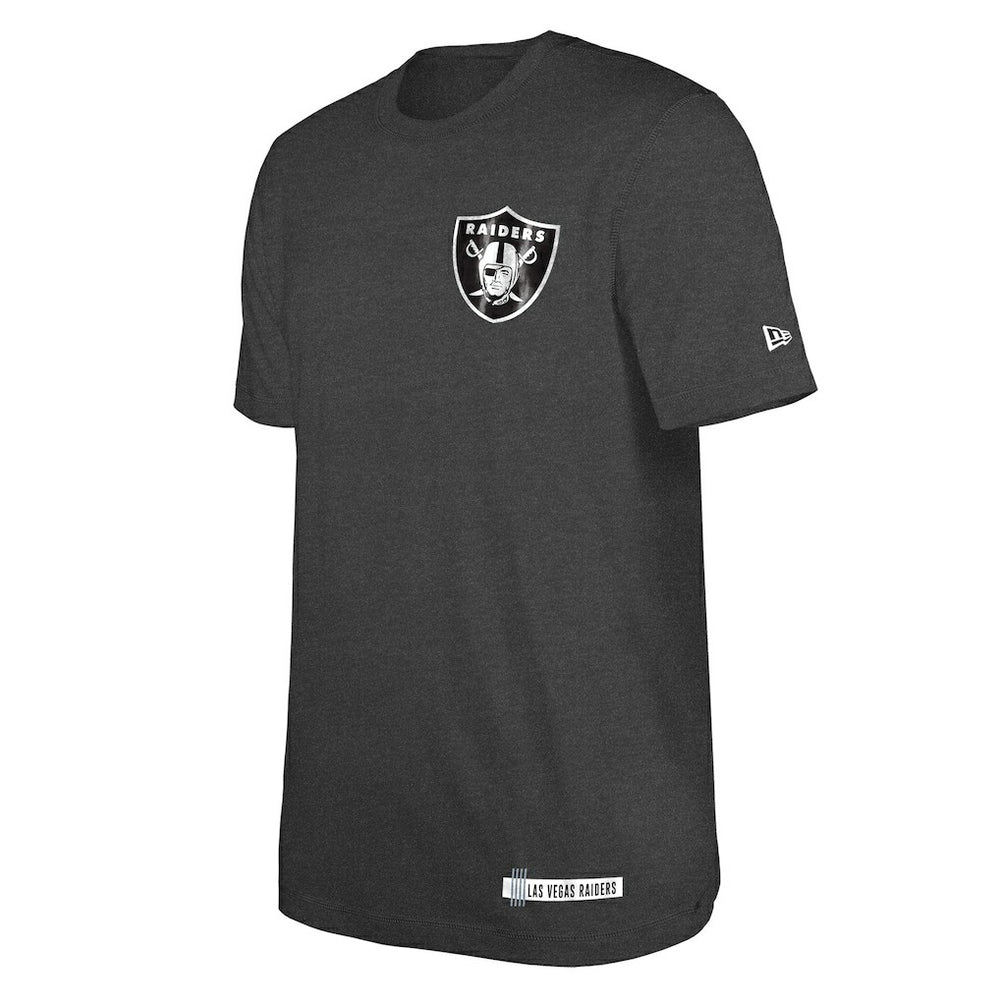 Las Vegas Raiders New Era 2024 NFL Training Camp T-Shirt - Heather Black - NFL