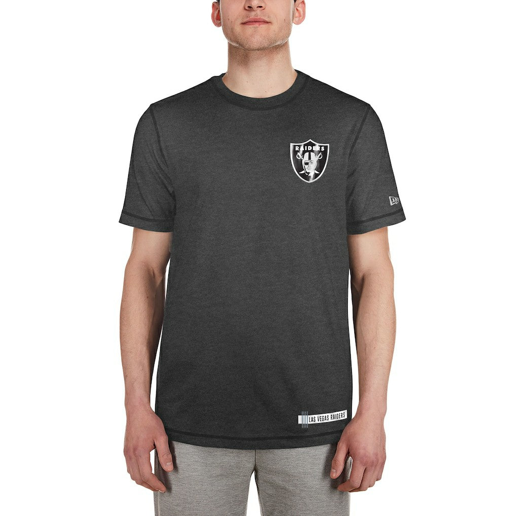 Las Vegas Raiders New Era 2024 NFL Training Camp T-Shirt - Heather Black - NFL
