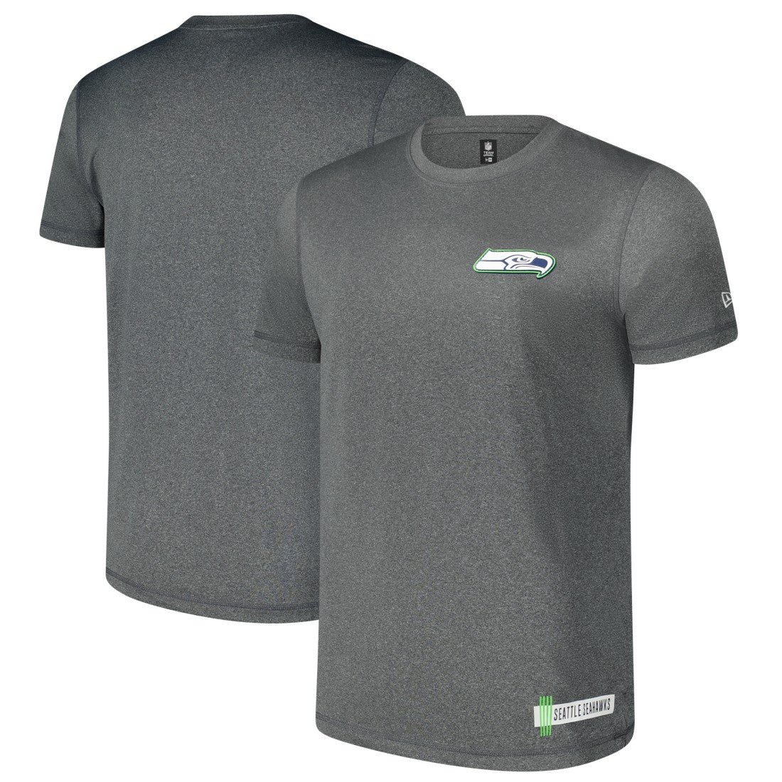 Seattle Seahawks New Era 2024 NFL Training Camp T-Shirt - Heather Charcoal - NFL