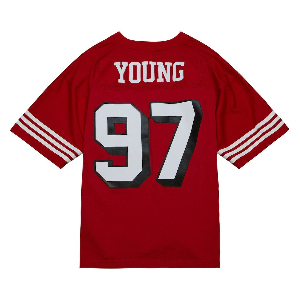 Bryant Young San Francisco 49ers Legacy Replica Jersey - Scarlet - Mitchell & Ness