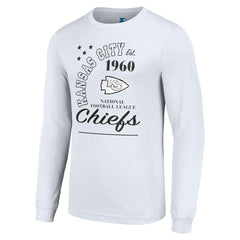 Kansas City Chiefs Starter Arch City Long Sleeve T-Shirt - White - NFL