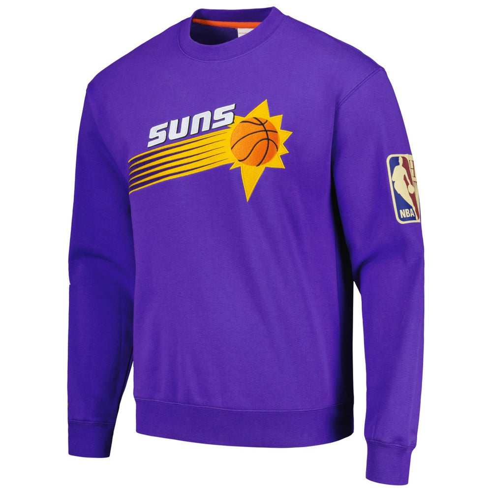 Mitchell & Ness Phoenix Suns Hardwood Classics There and Back Pullover Sweatshirt Purple