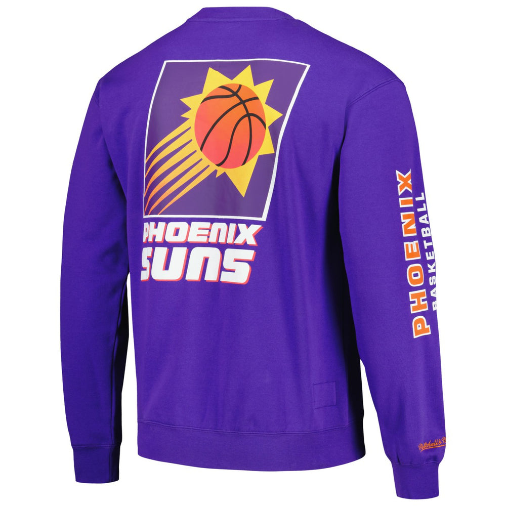 Mitchell & Ness Phoenix Suns Hardwood Classics There and Back Pullover Sweatshirt Purple
