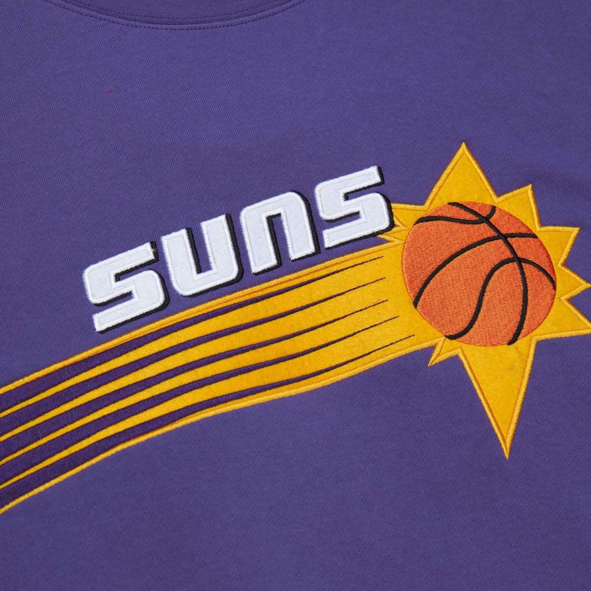 Mitchell & Ness Phoenix Suns Hardwood Classics There and Back Pullover Sweatshirt Purple