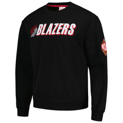 Mitchell & Ness Portland Trail Blazers Hardwood Classics There and Back Pullover Sweatshirt Black