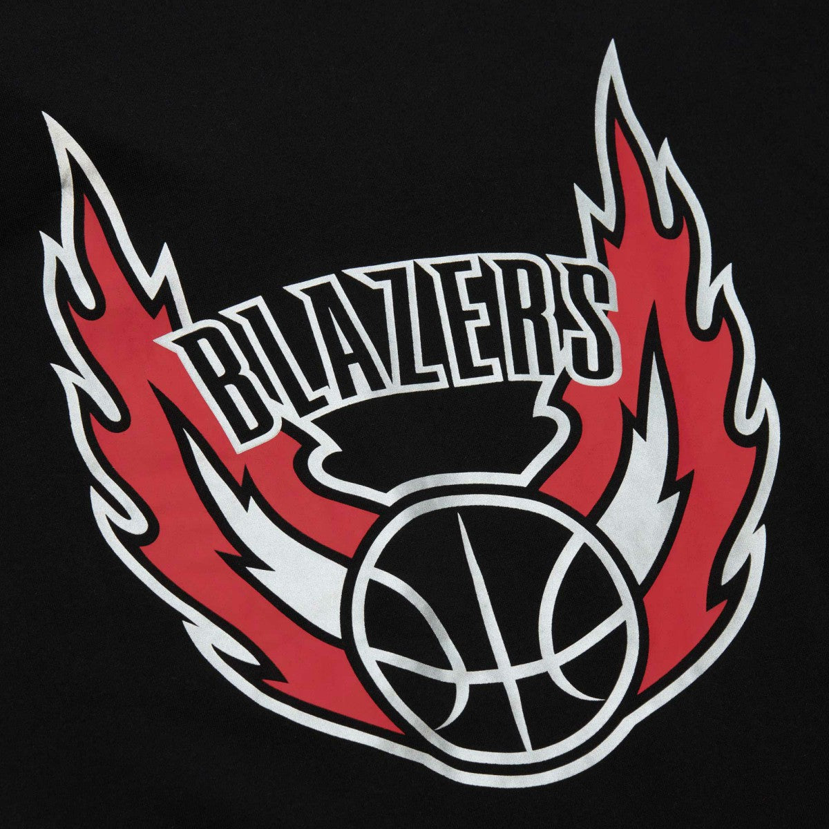Mitchell & Ness Portland Trail Blazers Hardwood Classics There and Back Pullover Sweatshirt Black
