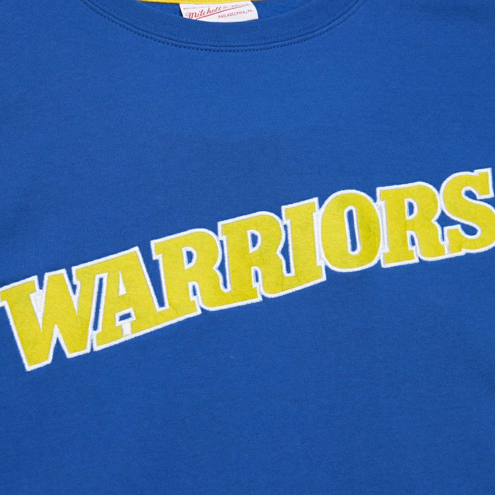 Mitchell & Ness Golden State Warriors Hardwood Classics There and Back Pullover Sweatshirt Royal