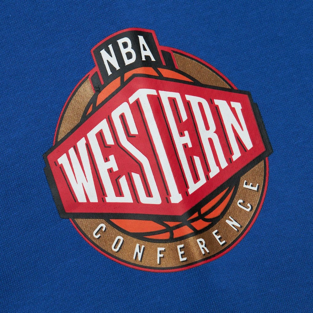 Mitchell & Ness Golden State Warriors Hardwood Classics There and Back Pullover Sweatshirt Royal
