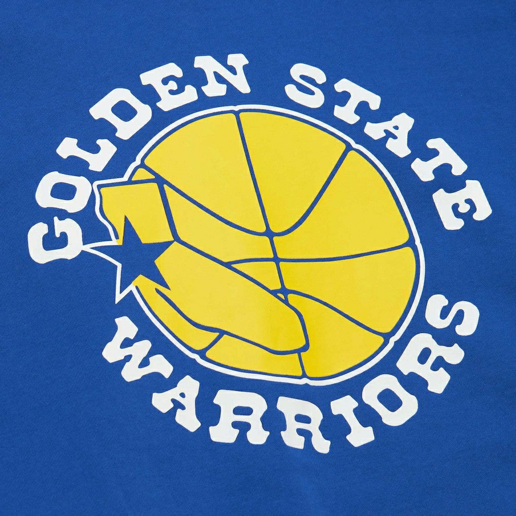 Mitchell & Ness Golden State Warriors Hardwood Classics There and Back Pullover Sweatshirt Royal