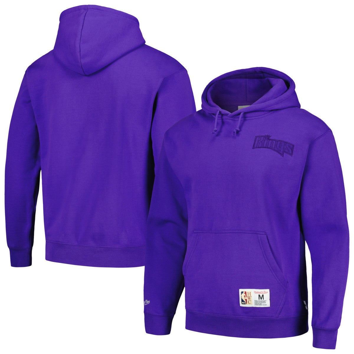 Mitchell & Ness Sacramento Kings Hardwood Classics Tonal Pullover Hoodie Purple