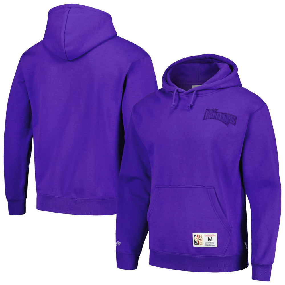 Mitchell & Ness Sacramento Kings Hardwood Classics Tonal Pullover Hoodie Purple