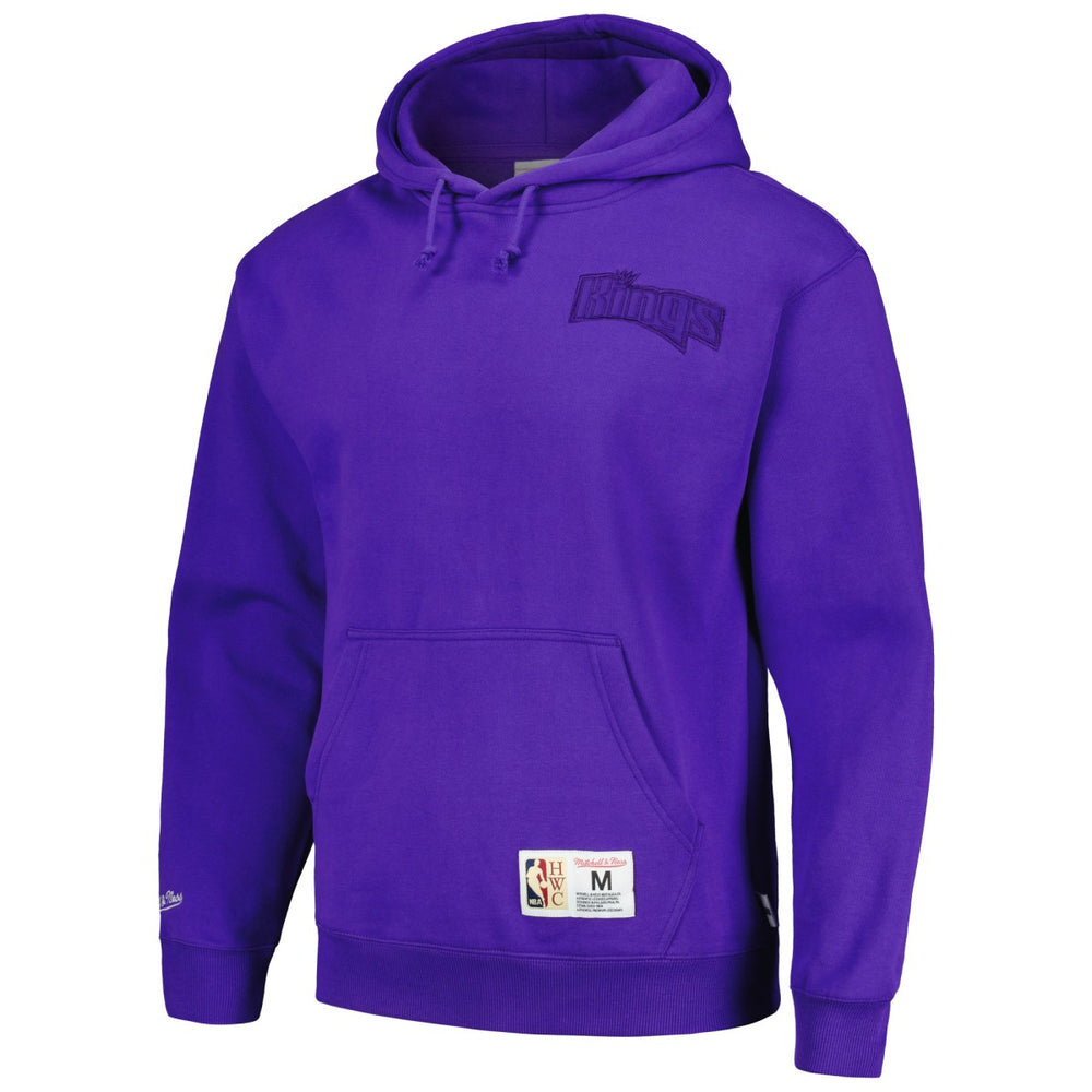 Mitchell & Ness Sacramento Kings Hardwood Classics Tonal Pullover Hoodie Purple