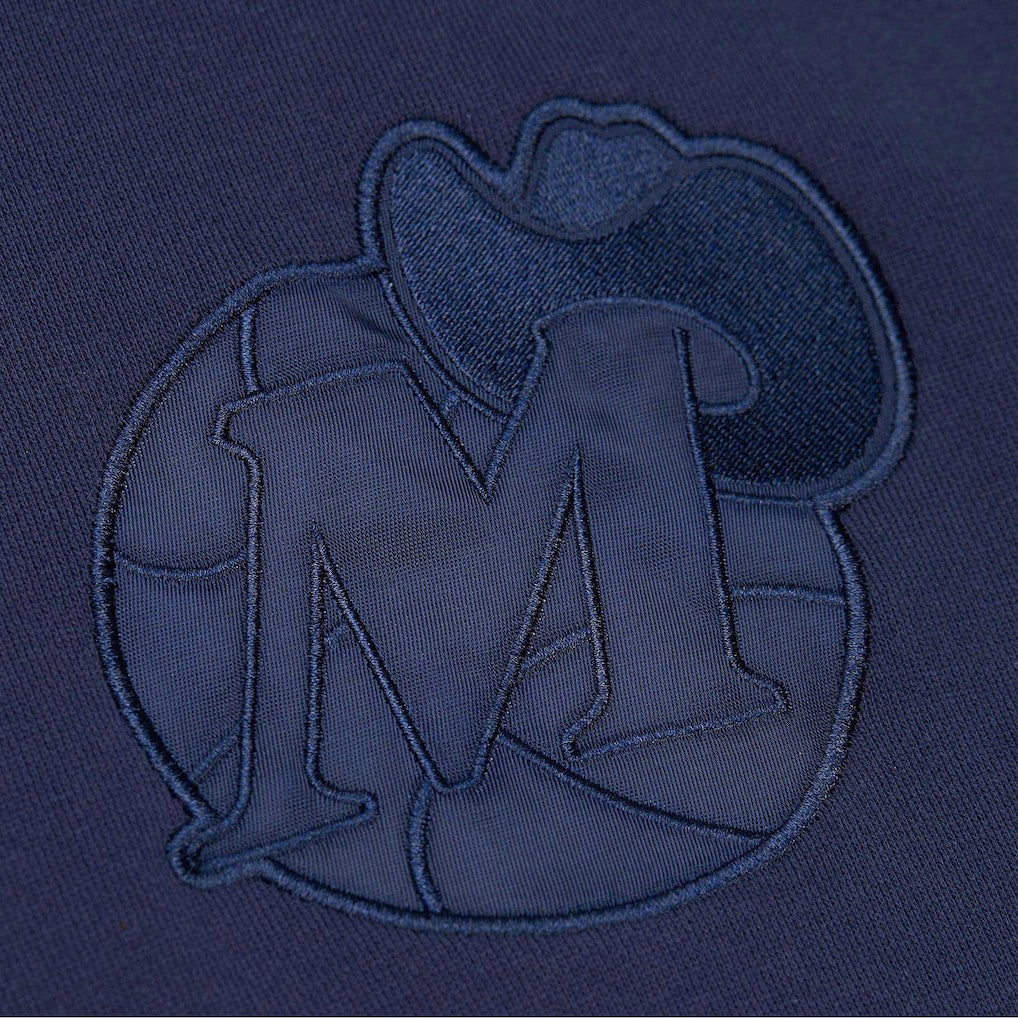 Mitchell & Ness Dallas Mavericks Hardwood Classics Tonal Pullover Hoodie Navy