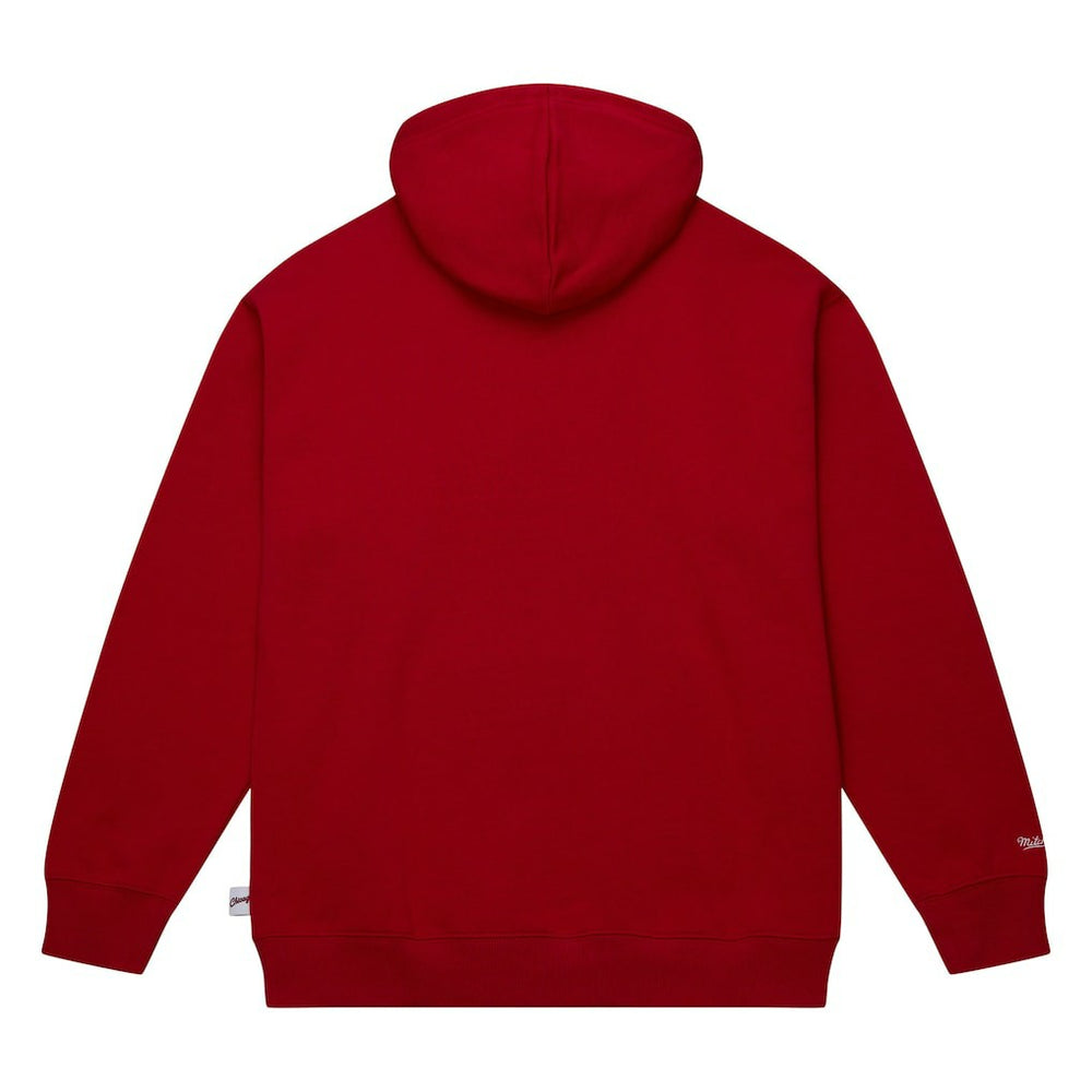 Mitchell & Ness Chicago Bulls Hardwood Classics Tonal Pullover Hoodie Red