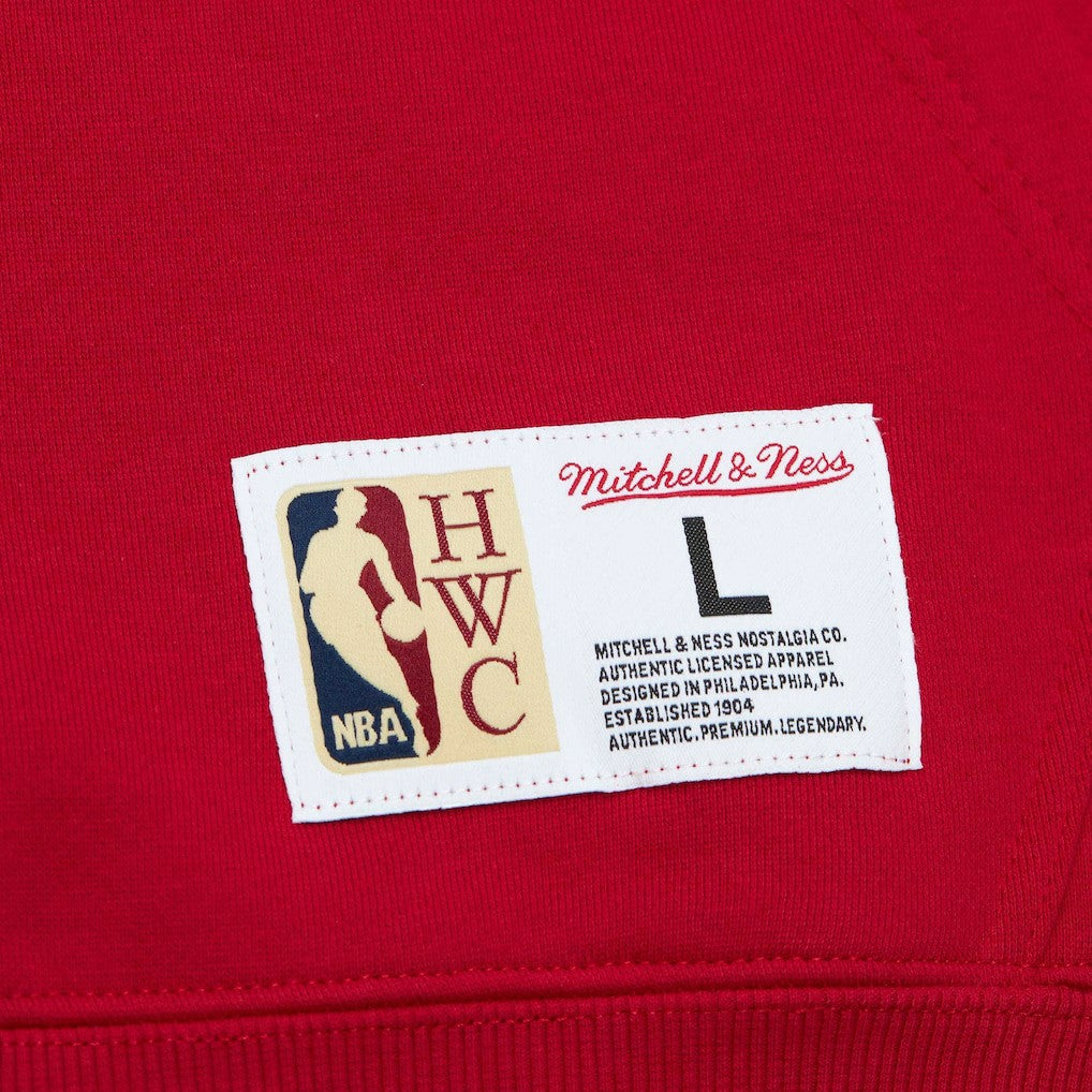 Mitchell & Ness Chicago Bulls Hardwood Classics Tonal Pullover Hoodie Red