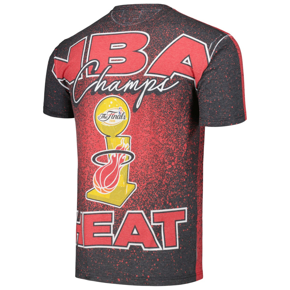 Mitchell & Ness Miami Heat Hardwood Classics 2006 NBA Champions Champ City T-Shirt Red