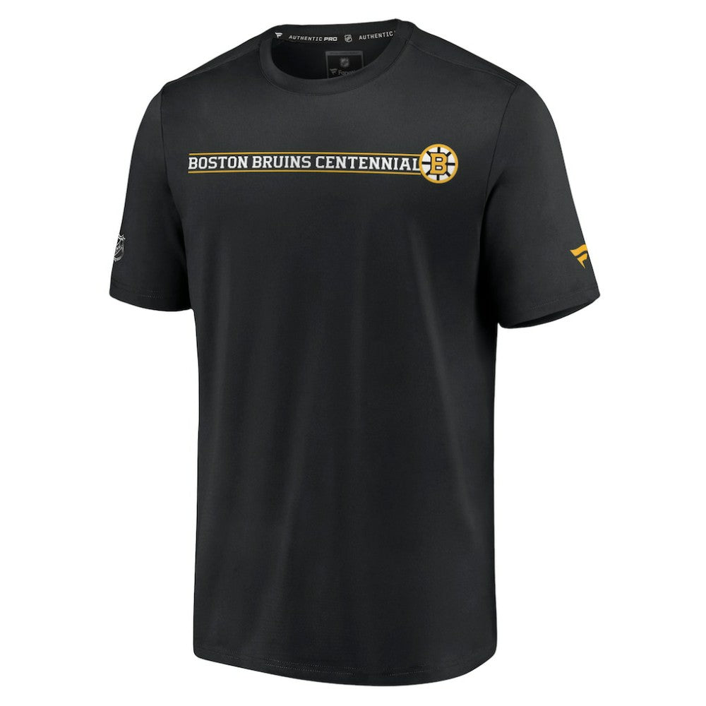 Boston Bruins Fanatics Authentic Pro Centennial Banner T-Shirt - Black | Fanatics online