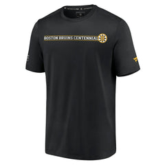Boston Bruins Fanatics Authentic Pro Centennial Banner T-Shirt - Black | Fanatics online