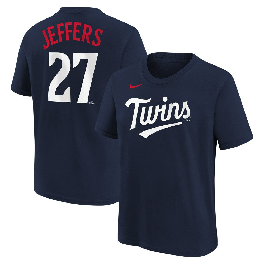 Ryan Jeffers Minnesota Twins Nike Youth Name & Number T-Shirt for sale