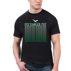 Philadelphia Eagles Starter Slogan T-Shirt - Black - NFL