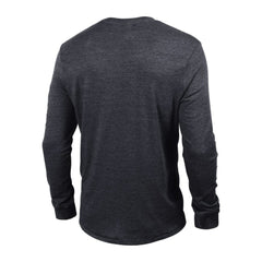 Chicago Blackhawks Champion Multi-Logo Tri-Blend Long Sleeve T-Shirt - Heather Black | NHL discount