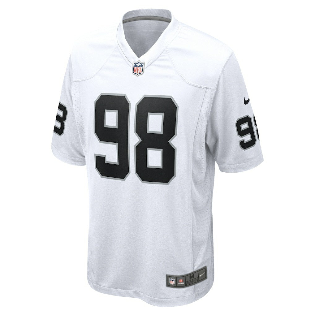 Maxx Crosby Las Vegas Raiders Game Jersey - White - Nike
