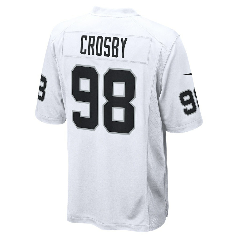 Maxx Crosby Las Vegas Raiders Game Jersey - White - Nike