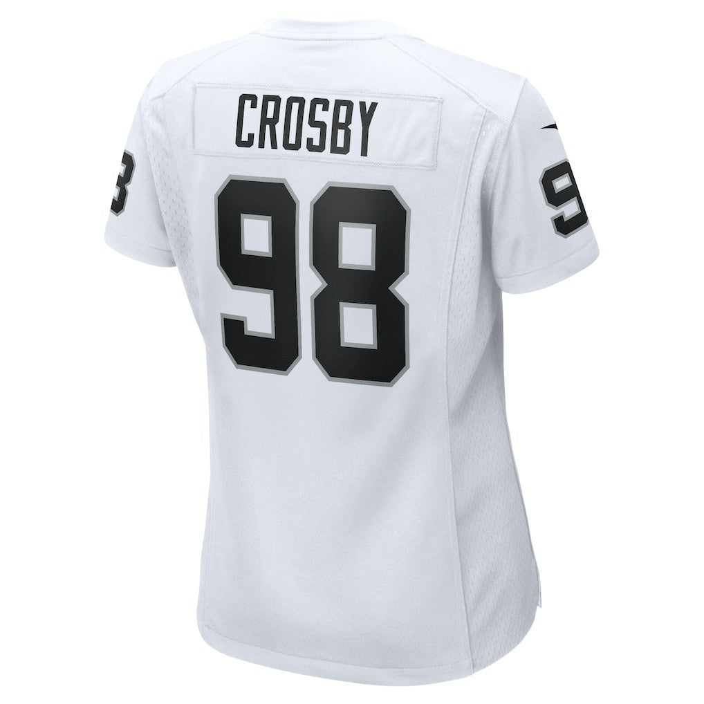 Maxx Crosby Las Vegas Raiders Women's Game Jersey - White - Nike