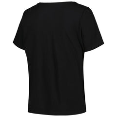 Phoenix Suns Profile Women's Plus Size Arch Over Logo V-Neck T-Shirt Black