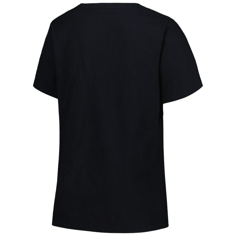 Orlando Magic Profile Women's Plus Size Arch Over Logo V-Neck T-Shirt Black