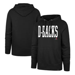 Arizona Diamondbacks '47 Dime Headline Pullover Hoodie Outlet
