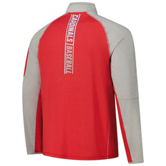 St. Louis Cardinals New Era Father's Day Raglan Quarter-Zip Top Online