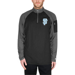 San Francisco Giants New Era Father's Day Raglan Quarter-Zip Top Sale