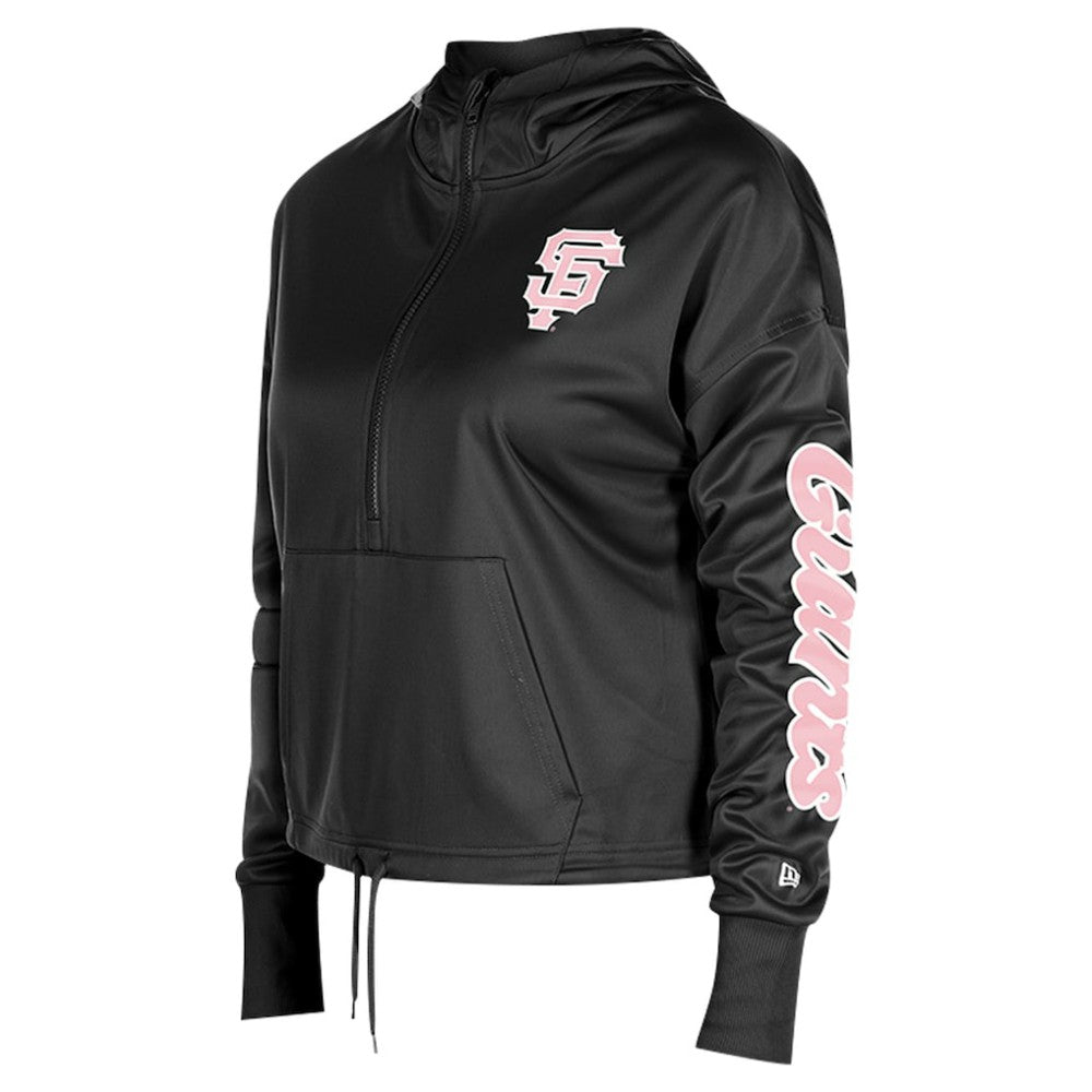 San Francisco Giants New Era Women's Half-Zip Hoodie for sale