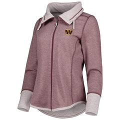 Washington Commanders Women's Sport Sun Fade Full-Zip Sweatshirt - Burgundy - Tommy Bahama