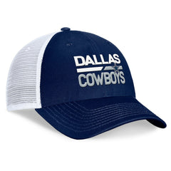 Dallas Cowboys Fundamentals Trucker Adjustable Hat - Navy/White - Fanatics