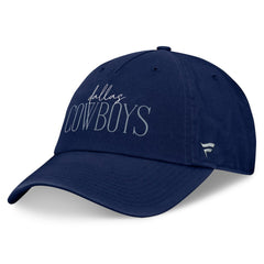 Dallas Cowboys Women's Fundamentals Review Adjustable Hat - Navy - Fanatics