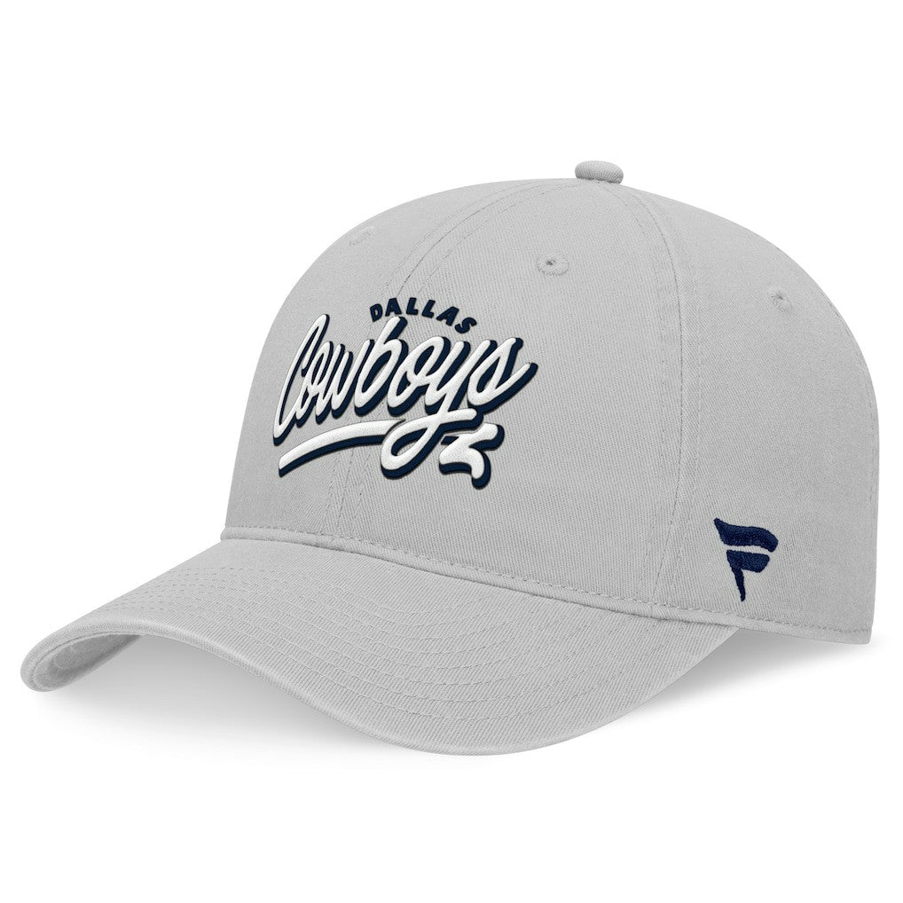 Dallas Cowboys Women's Rustic Kickoff Adjustable Hat  - Gray - Fanatics