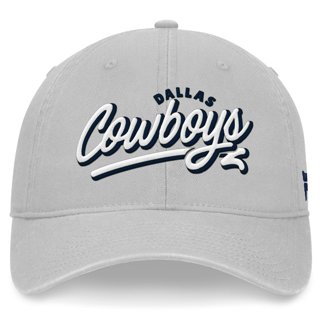 Dallas Cowboys Women's Rustic Kickoff Adjustable Hat  - Gray - Fanatics