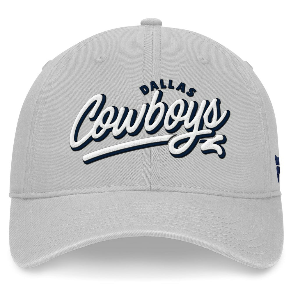 Dallas Cowboys Women's Rustic Kickoff Adjustable Hat  - Gray - Fanatics