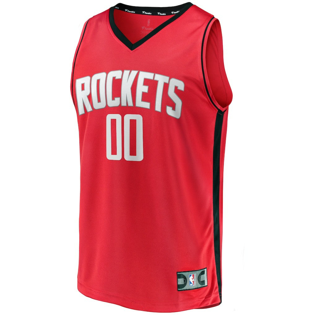 Fanatics Houston Rockets Fast Break Custom Replica Jersey Icon Edition - Red