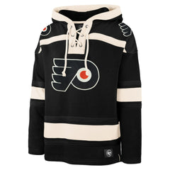 Philadelphia Flyers '47 Superior Lacer Hoodie - Black | 47 brand Lifestyle