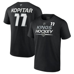 Anze Kopitar Los Angeles Kings Fanatics  Authentic Pro Prime Name & Number T-Shirt - Black | Fanatics Lifestyle